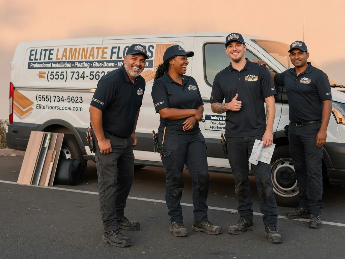 Laminate flooring installation company in Husser, LA